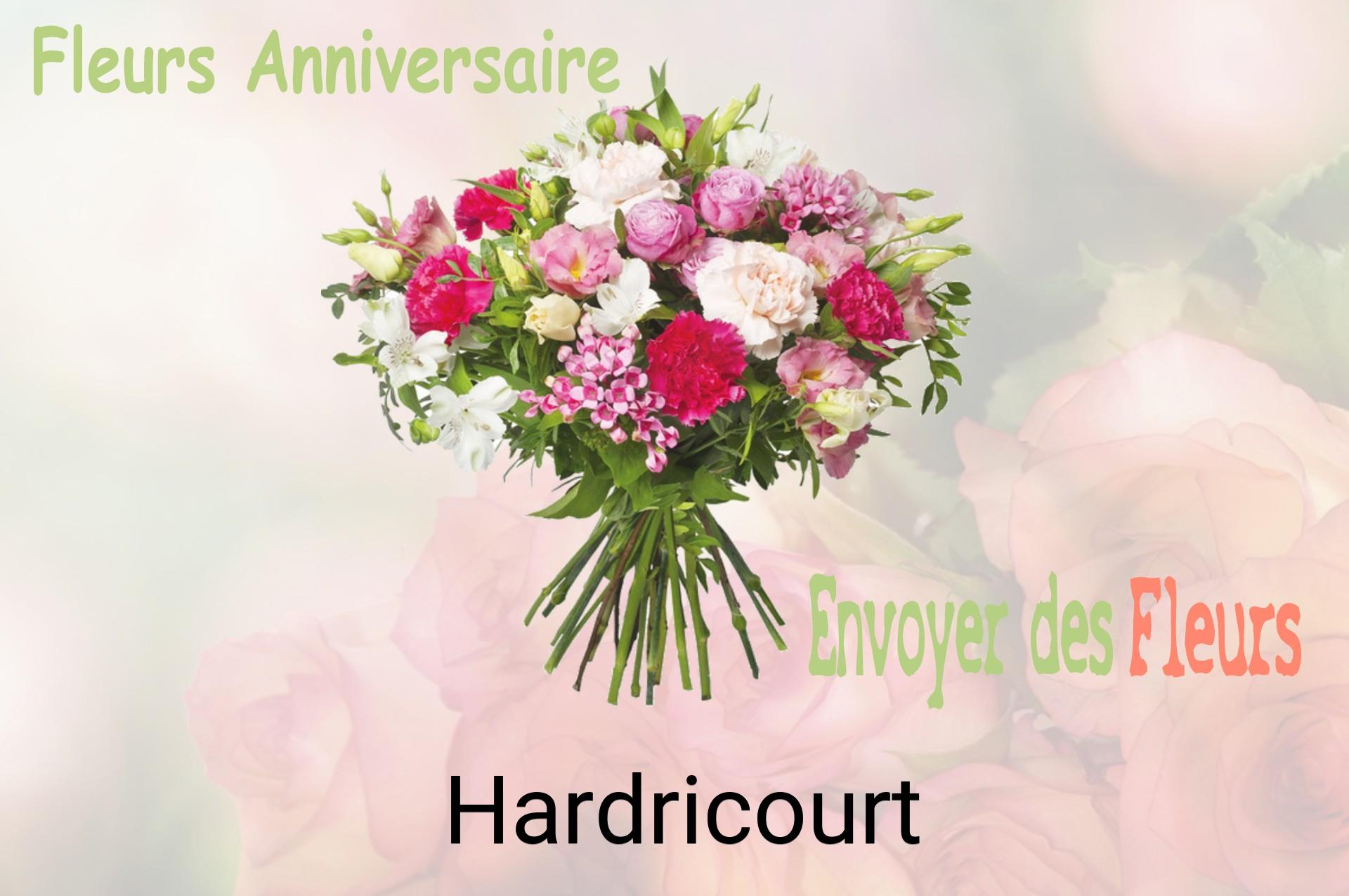 Bouquet de fleurs d’anniversaire livré à Hardricourt